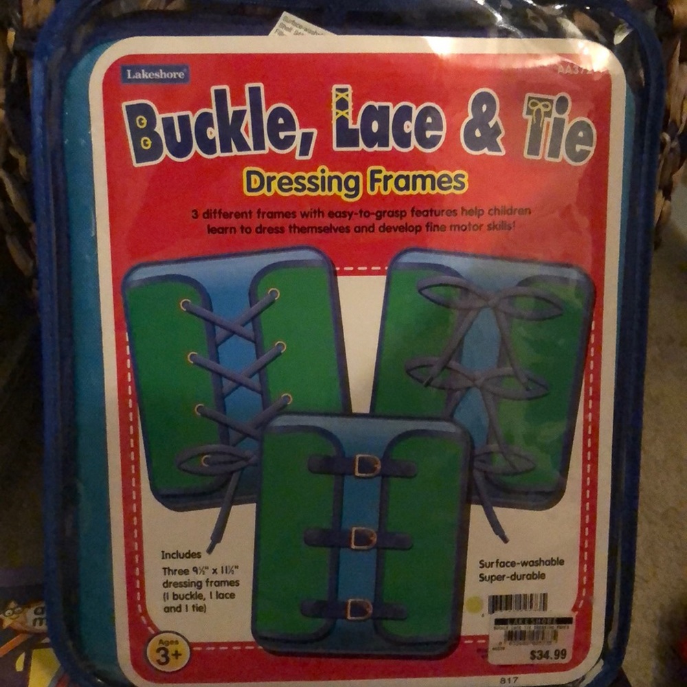 Lakeshore buckle, lace and tie dressing frames